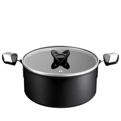 Tefal Excellence gryde sort 5,2 liter med låg Ø 24 cm