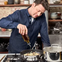 Tefal Jamie Oliver Cook's Classics SS non-stick sauterpande med låg Ø 24 cm