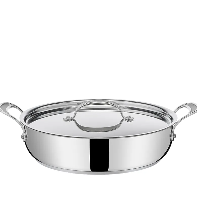 Tefal Jamie Oliver Cook's Classics SS non-stick chefpande med låg Ø 30 cm