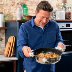 Tefal Jamie Oliver Cook's Classics SS non-stick chefpande med låg Ø 30 cm