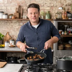 Tefal Jamie Oliver Cook's Classic stegepande sort 24 cm