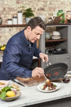 Tefal Jamie Oliver Cook's Classic stegepande sort 30 cm