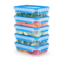 Tefal MasterSeal Mealprep madbeholder sæt 0,8 liter 5 stk.