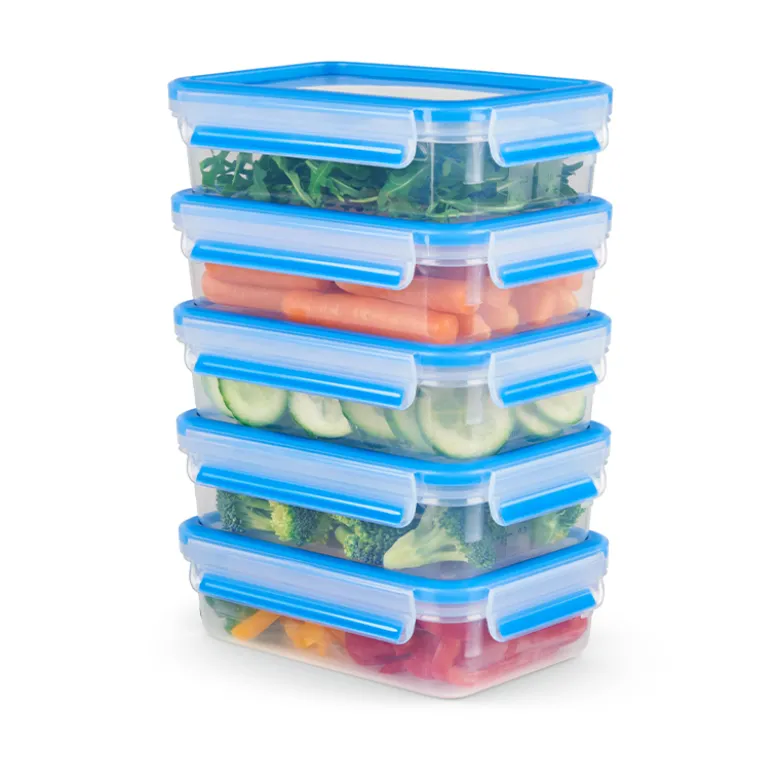 Tefal MasterSeal Mealprep madbeholder sæt 0,8 liter 5 stk.