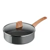 Tefal Renew sauterpande med låg og keramisk belægning grå 24 cm