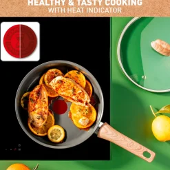 Tefal Renew sauterpande med låg og keramisk belægning grå 24 cm