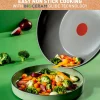 Tefal Renew wokpande med keramisk belægning grå 28 cm