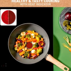 Tefal Renew wokpande med keramisk belægning grå 28 cm