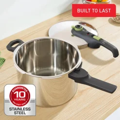 Tefal Secure Trendy trykkoger stål 6 liter