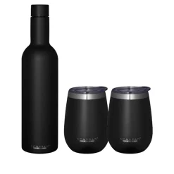 TO-GO by Scanpan Premium Wine Tumbler sort gavesæt