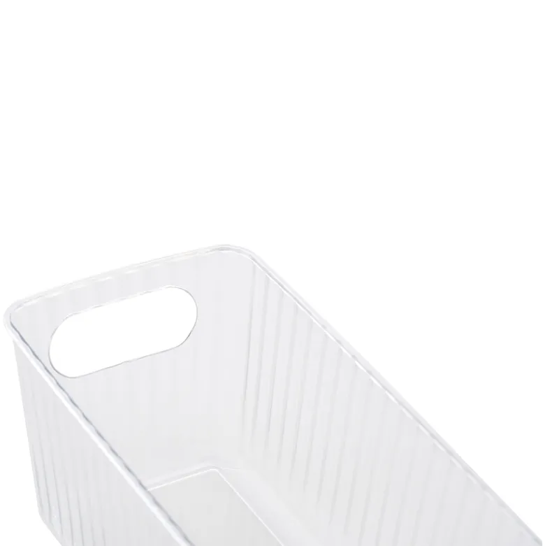 Transparant opbevaringskasse 29x11,5x9,5 cm