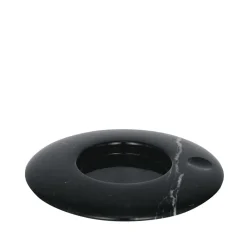 Uyuni Chamber fyrfadsstage sort marmor Ø 11,6 cm