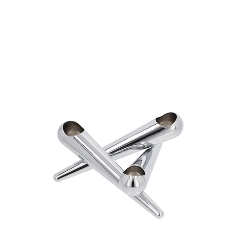 Uyuni Lighting Bonfire lysestage chrome 14,6 cm