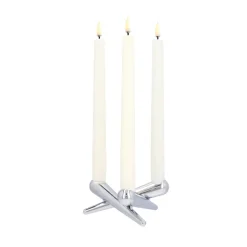Uyuni Lighting Bonfire lysestage chrome 14,6 cm
