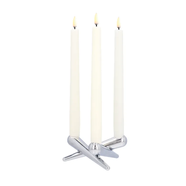 Uyuni Lighting Bonfire lysestage chrome 14,6 cm