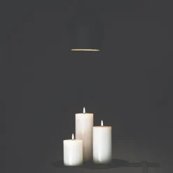 Uyuni Lighting LED bloklys hvid H 15 cm Ø 7,8 cm