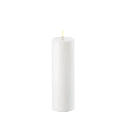 Uyuni Lighting LED bloklys hvid H 22 cm D 7,3 cm