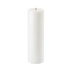 Uyuni Lighting LED bloklys hvid Ø 8 x H 25 cm