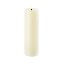 Uyuni Lighting LED bloklys ivory Ø 8 x H 25 cm