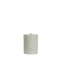 Uyuni Lighting LED bloklys Ø 7,8 x H 10 cm dusty green