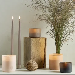 Uyuni Lighting LED glas lys beige H 10,2 cm