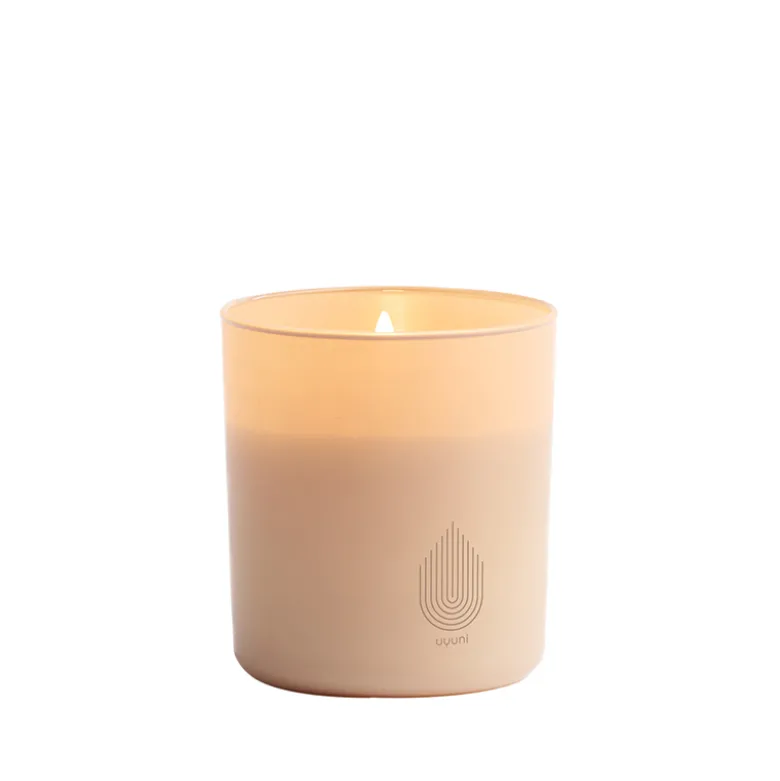 Uyuni Lighting LED glas lys beige H 10,2 cm
