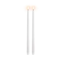 Uyuni Lighting LED stagelys hvid H 32 cm 2 stk.