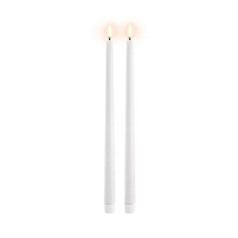 Uyuni Lighting LED stagelys hvid H 32 cm 2 stk.