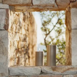 Uyuni Lighting Outdoor LED bloklys outdoor sandstone H 20 cm