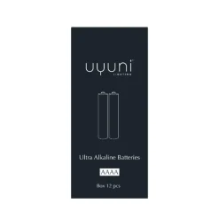 Uyuni Ligthing Ultra alkaline AAAA batteri 1,5V 12 stk.