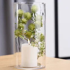 Vase cylinder glas Ø 15 cm H 30 cm
