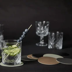 Vendbare glasbrikker Ø 10 cm 6 stk. assorterede farver