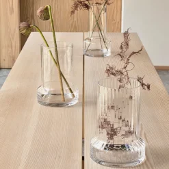Villa Collection Hvils vase klar glas H 29 cm
