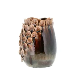Villa Collection Major vase brun stentøj 29,5 cm