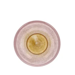 Villa Collection Styles skål rosa/gul glas 30 x 13 cm