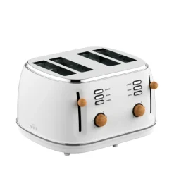 Witt Premium 4-slice Toaster hvid 1500 watt