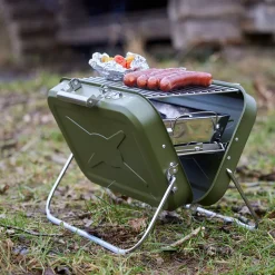 Xplore It To Go BBQ kulgrill grøn 40x31,5x32 cm