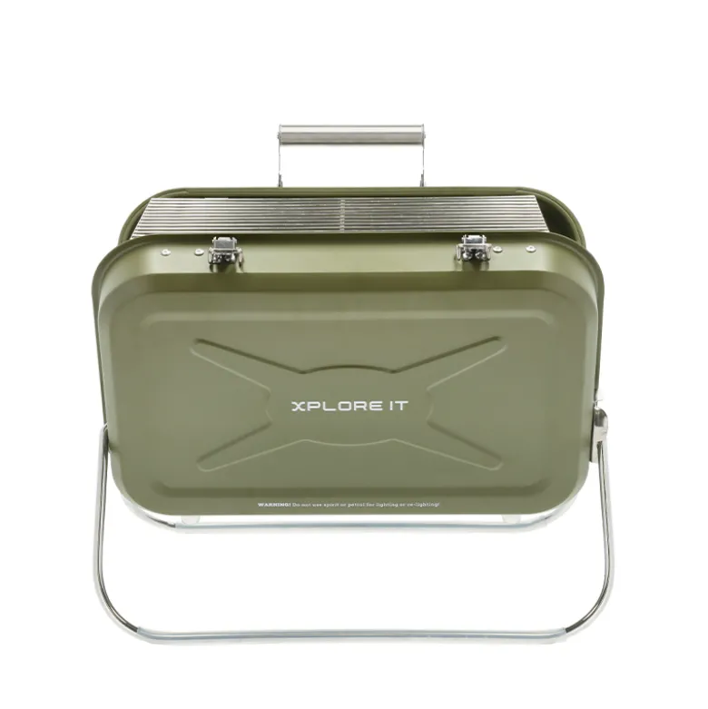 Xplore It To Go BBQ kulgrill grøn 40x31,5x32 cm