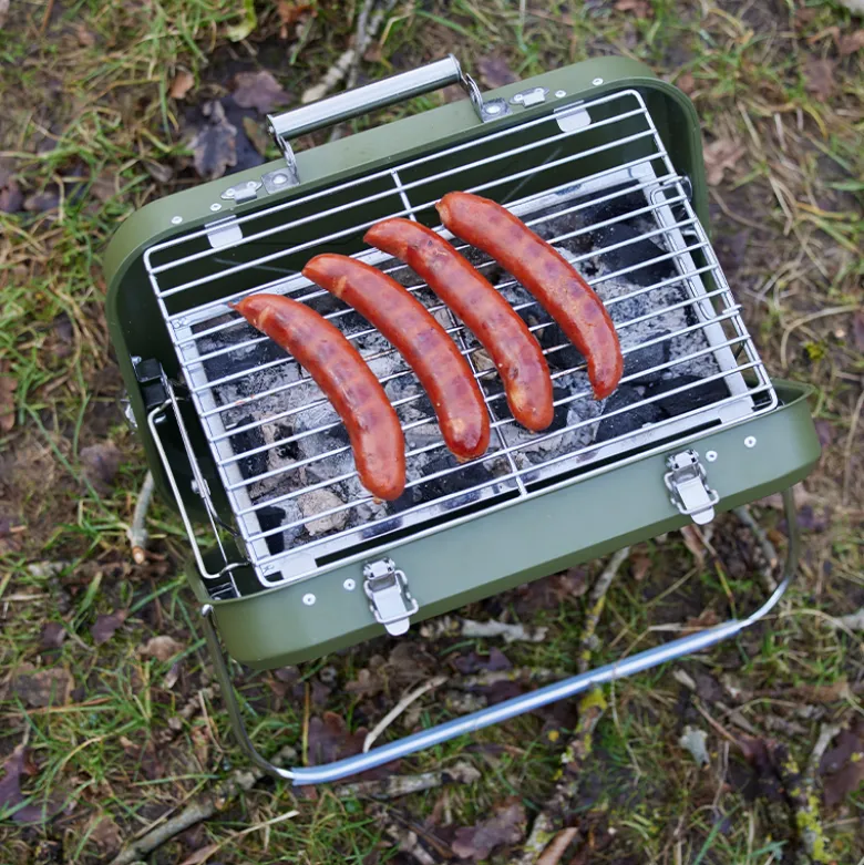 Xplore It To Go BBQ kulgrill grøn 40x31,5x32 cm