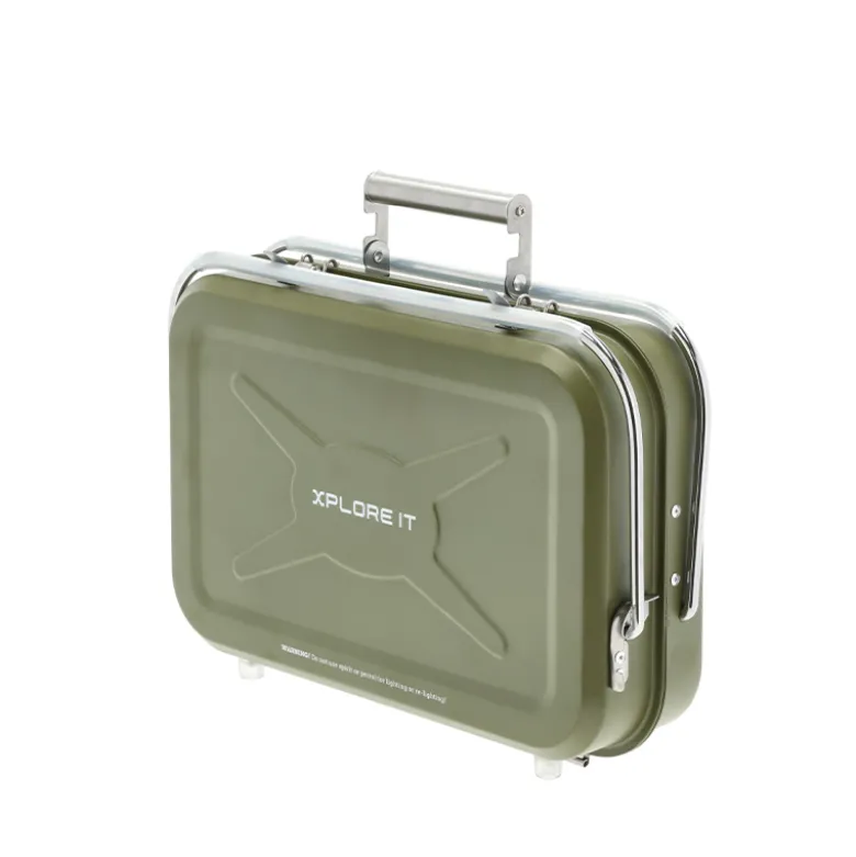 Xplore It To Go BBQ kulgrill grøn 40x31,5x32 cm