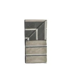 Zone Sauna håndklæde grøn/oliven/grå 50x100 cm