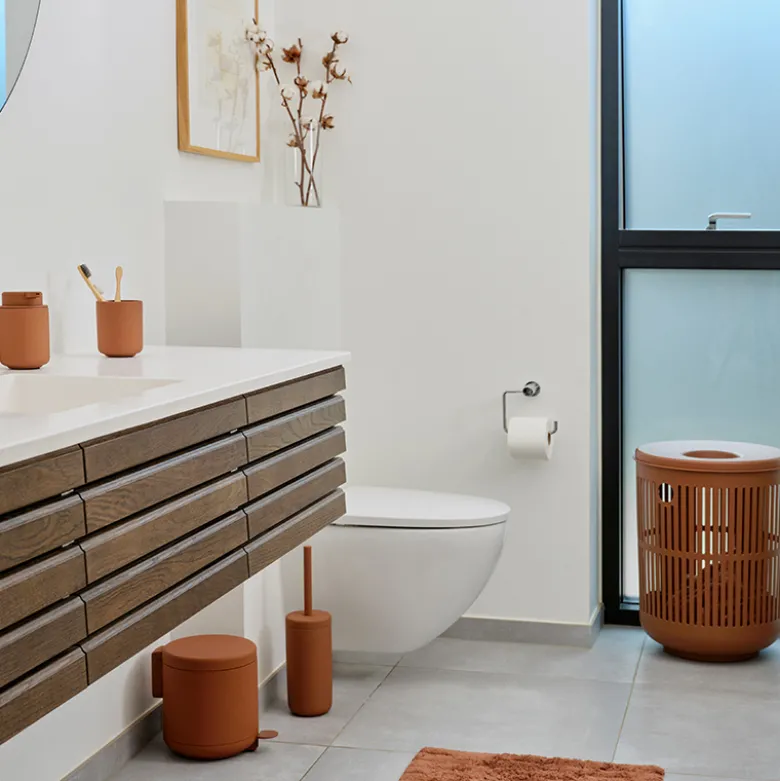 Zone Tiles bademåtte terracotta 80x50 cm