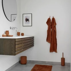 Zone Tiles bademåtte terracotta 80x50 cm